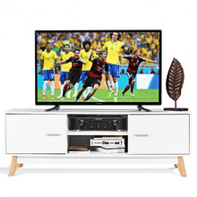 Load image into Gallery viewer, Entertainment Center Console Cabinet TV Stand with 2 Doors
