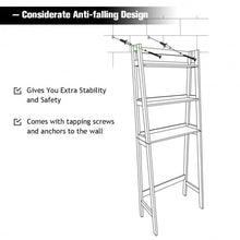 Load image into Gallery viewer, 3-Shelf Over-The-Toilet Storage Organizer Rack-White