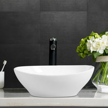 Load image into Gallery viewer, Oval Bathroom Basin Ceramic Vessel Sink