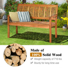 Load image into Gallery viewer, Two Person Outdoor Garden Bench