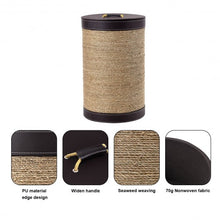 Load image into Gallery viewer, 5 pcs Round Storage Basket Seaweed Hamper Laundry Basket