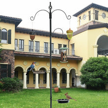 Load image into Gallery viewer, Wild Bird Feeder Planter Hanger with Mesh Tray and Bird Bath