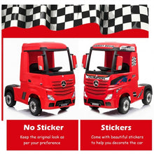 Load image into Gallery viewer, 12 V Mercedes Benz Actros Electric Kids Ride on Truck w/ Remote Control & MP3