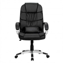 Load image into Gallery viewer, Ergonomic Swivel Office Task Chair with Lumbar Support and High Back -Black