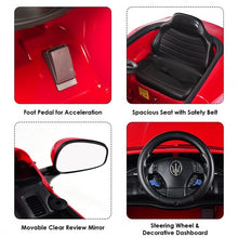 Load image into Gallery viewer, Maserati 12 V Licensed Electric Kids Riding Car