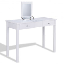 Load image into Gallery viewer, Vanity Dressing Table with 1 Mirror and 2 Drawers