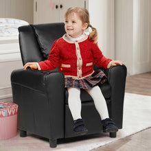 Load image into Gallery viewer, Kids Recliner Armchair Sofa-Black