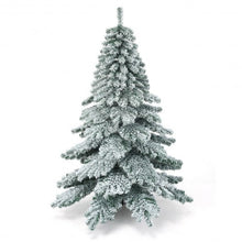 Load image into Gallery viewer, 6Ft Snow Flocked Artificial PVC Christmas Tree