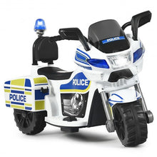 Load image into Gallery viewer, 6V 3-Wheel Kids Police Ride On Car