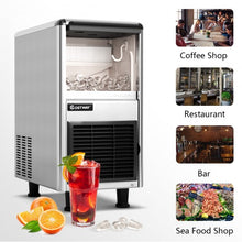 Load image into Gallery viewer, Freestanding Stainless Steel Commercial Ice Maker