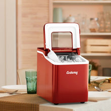 Load image into Gallery viewer, Portable Countertop Ice Maker Machine with Scoop-Red