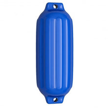 Load image into Gallery viewer, 4 Ribbed Marine 8.5" x 27" Boat Fender Vinyl Bumper-Blue