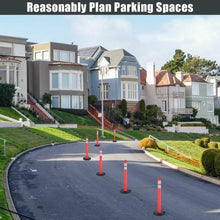 Load image into Gallery viewer, 6 Pack 45" Orange Traffic Delineator Post Cone