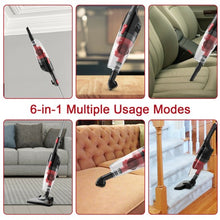 Load image into Gallery viewer, 6-in-1 600W Corded Handheld Stick Vacuum Cleaner