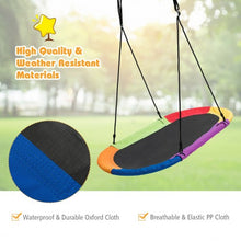 Load image into Gallery viewer, 60" Saucer Surf Outdoor Adjustable Swing Set-Colorful