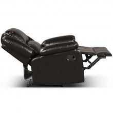 Load image into Gallery viewer, Recliner Chair Lounger Single Sofa for Home Theater Seating with Footrest Armrest-Brown