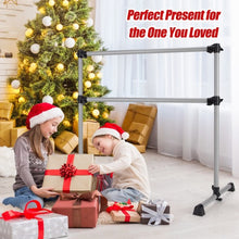 Load image into Gallery viewer, 4 Feet Portable Double Freestanding Barre Dancing Stretching-Silver