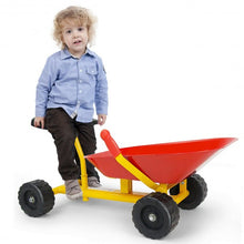 Load image into Gallery viewer, 8" Heavy Duty Kids Ride-on Sand Dumper w/ 4 Wheels-Red