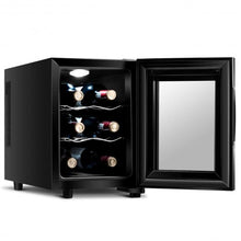 Load image into Gallery viewer, 6 Bottle Freestanding Thermoelectric Wine Cooler Freestanding