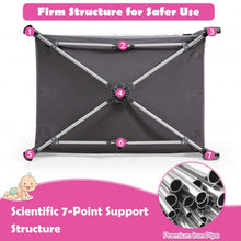 Load image into Gallery viewer, 4-in-1 Convertible Portable Baby Playard Newborn Napper with Music and Toys-Pink