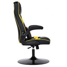 Load image into Gallery viewer, Rocking Gaming Chair Height Adjustable Swivel Racing Style Rocker -Yellow
