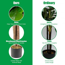 Load image into Gallery viewer, 5ft Artificial Fiddle Leaf Fig Tree Decorative Planter