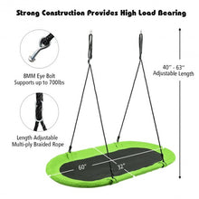 Load image into Gallery viewer, 60" Saucer Surf Outdoor Adjustable Swing Set-Green