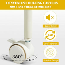 Load image into Gallery viewer, 4 Drawers Shelves Rolling Storage Cart Rack-Yellow