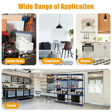 Load image into Gallery viewer, 5-Tier Steel Shelving Unit Storage Shelves Heavy Duty Storage Rack-Blue