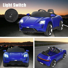 Load image into Gallery viewer, 12V Kids Ride On Car with MP3 & LED Light-Blue