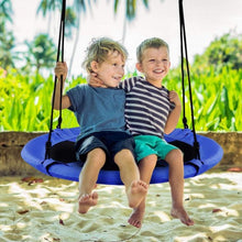 Load image into Gallery viewer, 40" Flying Saucer Tree Swing Indoor Outdoor Play Set-Blue