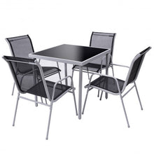 Load image into Gallery viewer, 5 Pieces Bistro Set Garden Chairs and Table Set