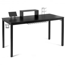 Load image into Gallery viewer, 55" Ergonomic Gaming Desk w/ Monitor Shelf