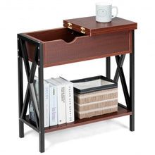 Load image into Gallery viewer, Flip Top End Table Sofa Side Console Table-Coffee