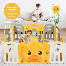 Load image into Gallery viewer, 16-Panel Foldable Baby Playpen with Sound