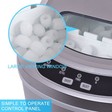 Load image into Gallery viewer, Mini Portable Compact Electric Ice Maker Machine-Silver