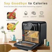 Load image into Gallery viewer, 10.6QT 8-in-1 Air Fryer Digital Toaster Oven Rotisserie with Accessories