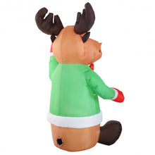 Load image into Gallery viewer, 4 ft Waterproof Inflatable Deer Christmas Decoration