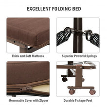 Load image into Gallery viewer, Adjustable Guest Single Bed Lounge Portable Wheels