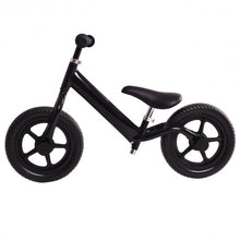 Load image into Gallery viewer, 12" Balance Kids No-Pedal Learning Bicycle Black/Pink-Black