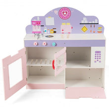 Load image into Gallery viewer, 2 in 1 Kitchen and Cafe Pretend Cooking Playset
