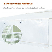 Load image into Gallery viewer, Greenhouse Outdoor Mini Walk-in Plant Portable Garden Greenhouse-White