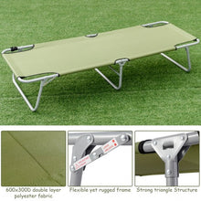 Load image into Gallery viewer, Portable Foldable Camping Bed Army Military Camping Cot