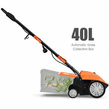 Load image into Gallery viewer, 12Amp Corded Scarifier 13” Electric Lawn Dethatcher -Orange