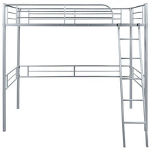 Load image into Gallery viewer, Metal Loft Twin Bed Frame Single High Loft Bed-Silver