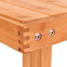 Load image into Gallery viewer, Entryway Bamboo Shoe Storage Rack Bench