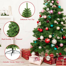 Load image into Gallery viewer, 9Ft Unlit Hinged PVC Artificial Christmas Tree