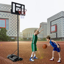Load image into Gallery viewer, Height Adjustable Portable Shatterproof Backboard Basketball Hoop