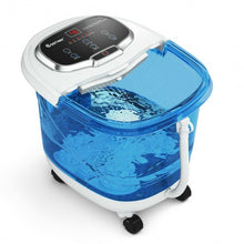 Load image into Gallery viewer, Portable Foot Spa Bath Motorized Massager with Shower-Blue and Withe
