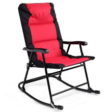 Load image into Gallery viewer, 3 pcs Outdoor Folding Rocking Chair Table Set